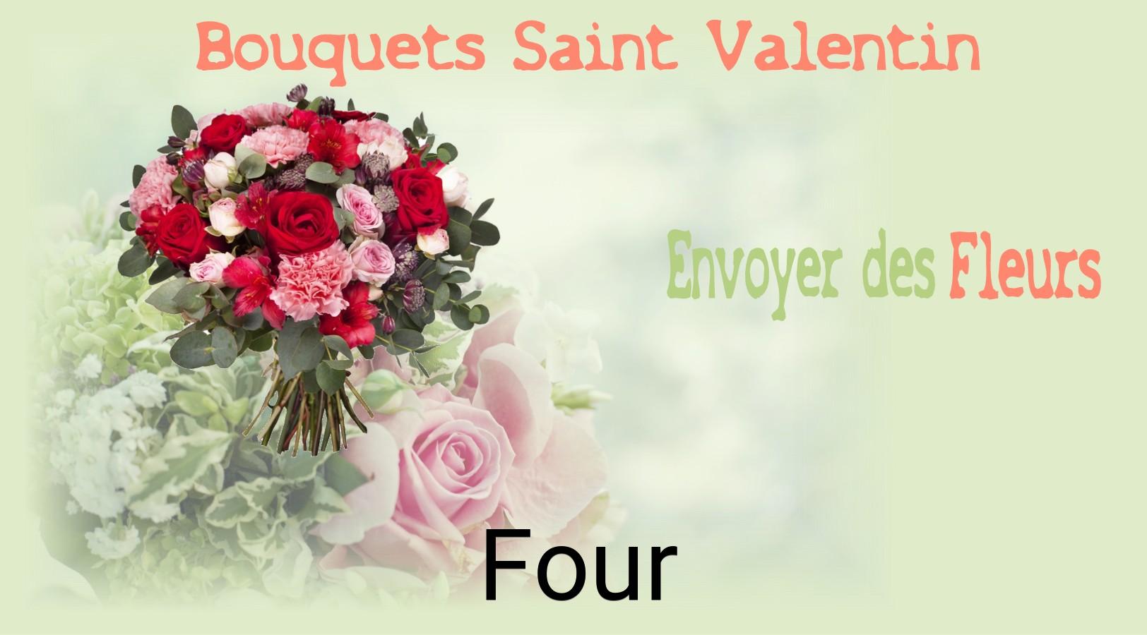 Roses de Saint-Valentin livrées à Four